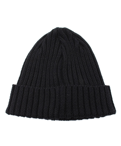 NANO universe(ナノユニバース)の「RACAL(ラカル)/2×2 麻混リブニットCAP(ニットキャップ/ビーニー・メンズ・ベージュ/ネイビー/ワイン/イエロー/グレー/ブラック・FREE)」の7枚目の写真