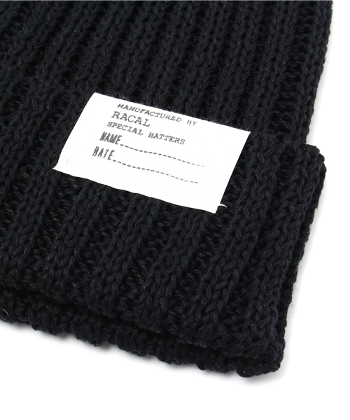 NANO universe(ナノユニバース)の「RACAL(ラカル)/2×2 麻混リブニットCAP(ニットキャップ/ビーニー・メンズ・ベージュ/ネイビー/ワイン/イエロー/グレー/ブラック・FREE)」の8枚目の写真