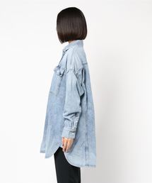 Whim Gazette（ウィムガゼット）の「11ozケミカルデニムビッグシャツ