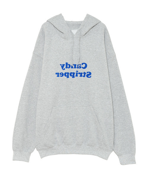 Candy Stripper（キャンディストリッパー）の「CANDY LOGO HOODIE（パーカー・レディース・ブラック/オフホワイト/ヘザーグレー・2）」の12枚目の写真