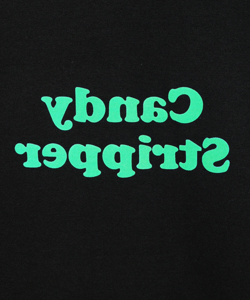 Candy Stripper（キャンディストリッパー）の「CANDY LOGO HOODIE（パーカー・レディース・ブラック/オフホワイト/ヘザーグレー・2）」の7枚目の写真