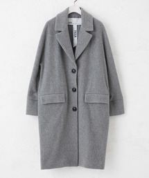 ティッカ　シングルコクーンコート　ウール　黒 TICCA（ティッカ）の「ティッカ TICCA / シングルコクーンコート