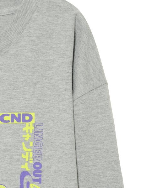 Candy Stripper(キャンディストリッパー)の「CND & BUNNYS L/S Tシャツ(Tシャツ/カットソー・レディース・グレー/オフホワイト/ピンク・2)」の6枚目の写真