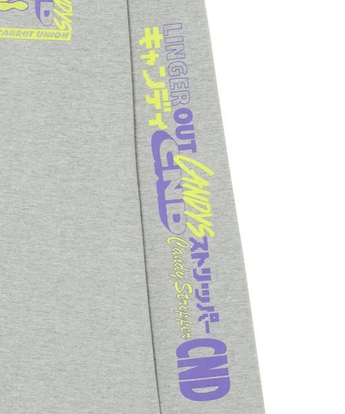Candy Stripper(キャンディストリッパー)の「CND & BUNNYS L/S Tシャツ(Tシャツ/カットソー・レディース・グレー/オフホワイト/ピンク・2)」の8枚目の写真
