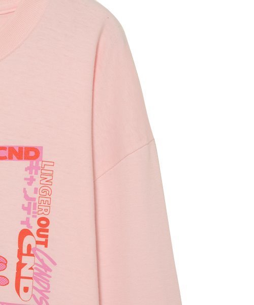 Candy Stripper(キャンディストリッパー)の「CND & BUNNYS L/S Tシャツ(Tシャツ/カットソー・レディース・グレー/オフホワイト/ピンク・2)」の14枚目の写真