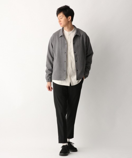 GLOBAL WORK(グローバルワーク)の「ライトウェイトWARMコーチジャケット/856563(その他アウター・メンズ・ブラック/チャコールグレー・MEDIUM/LARGE)」の5枚目の写真