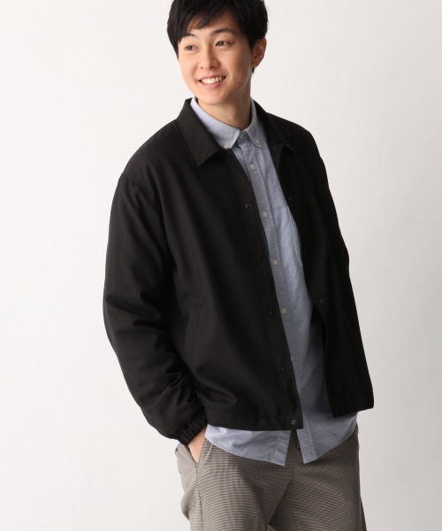 GLOBAL WORK(グローバルワーク)の「ライトウェイトWARMコーチジャケット/856563(その他アウター・メンズ・ブラック/チャコールグレー・MEDIUM/LARGE)」の6枚目の写真