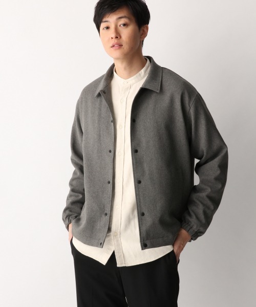 GLOBAL WORK(グローバルワーク)の「ライトウェイトWARMコーチジャケット/856563(その他アウター・メンズ・ブラック/チャコールグレー・MEDIUM/LARGE)」の7枚目の写真