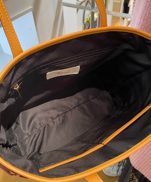 ヒョウ柄 トートバッグ 小トート トートバッグ Nina Mew ニーナミュウ のファッション