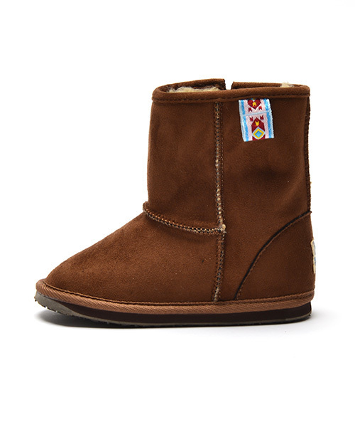 こども ビームス（コドモビームス）の「□PONY GO ROUND×こども ビームス / 14 別注 ムートンタイプ ブーツ (13～18㎝)（ブーツ・キッズ・ブラック/ブラウン/グレイッシュベージュ・13cm/14cm/16cm/17cm/15cm/18cm）」の4枚目の写真