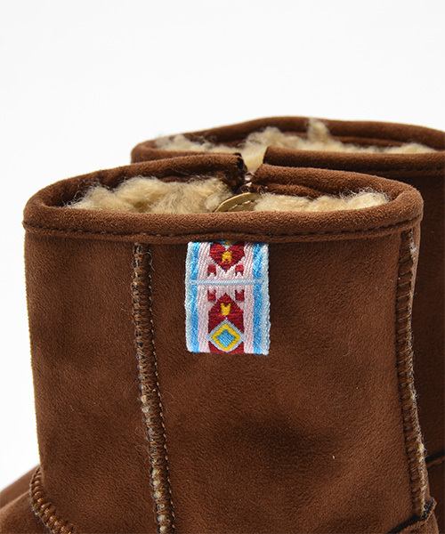 こども ビームス（コドモビームス）の「□PONY GO ROUND×こども ビームス / 14 別注 ムートンタイプ ブーツ (13～18㎝)（ブーツ・キッズ・ブラック/ブラウン/グレイッシュベージュ・13cm/14cm/16cm/17cm/15cm/18cm）」の7枚目の写真
