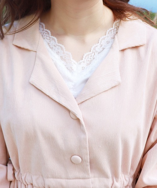 PairPair(ペアペア)の「開襟サイドリボンフリルブラウス(シャツ/ブラウス・レディース・ライトグリーン/スモークピンク/ライトベージュ・FREE)」の19枚目の写真