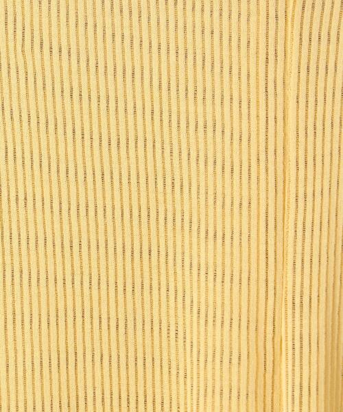 AURALEE（オーラリー）の「＜AURALEE（オーラリー）＞シースルー レギンス ■■■（レギンス/スパッツ・レディース・ブラック/イエロー・0）」の10枚目の写真