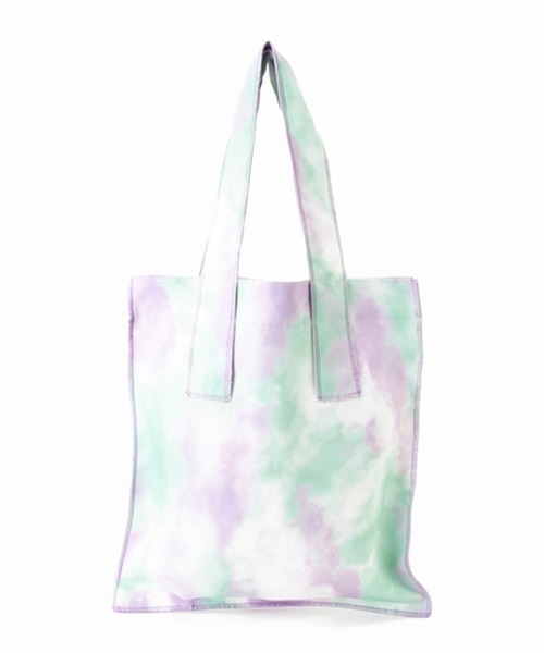 Casselini（キャセリーニ）の「Casselini（キャセリーニ）タイダイプリントエコバッグ（トートバッグ・レディース・ピンク/その他/イエロー/パープル・FREE）」の8枚目の写真