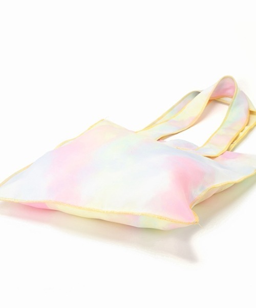 Casselini（キャセリーニ）の「Casselini（キャセリーニ）タイダイプリントエコバッグ（トートバッグ・レディース・ピンク/その他/イエロー/パープル・FREE）」の13枚目の写真