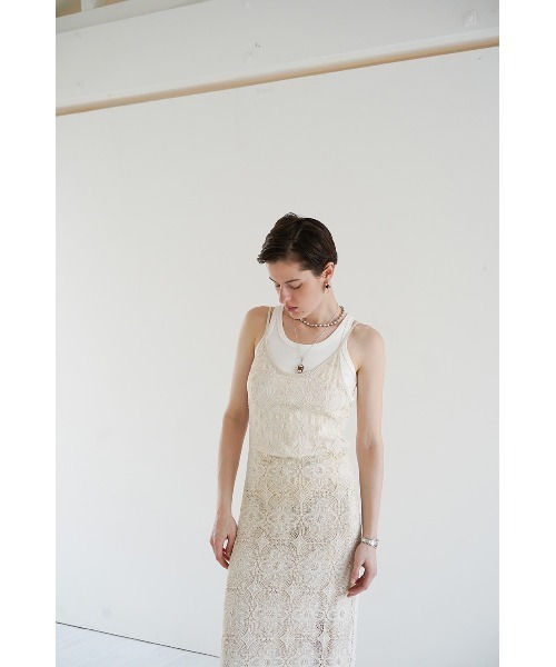CLANE（クラネ）の「CLASSIC LACE CAMISOLE OP（ワンピース）」 - WEAR