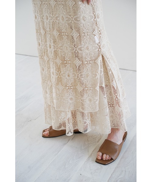 CLANE（クラネ）の「CLASSIC LACE CAMISOLE OP（ワンピース）」 - WEAR
