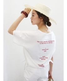 Ungrid | バックエンブロイダリールーズTee(Tシャツ/カットソー)