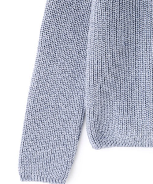SUNSPEL（サンスペル）の「SUNSPEL / WOMEN’S HALF CARDIGAN COTTON V NECK JU（ニット/セーター・レディース・ダークグリーン/ブルー・2）」の15枚目の写真