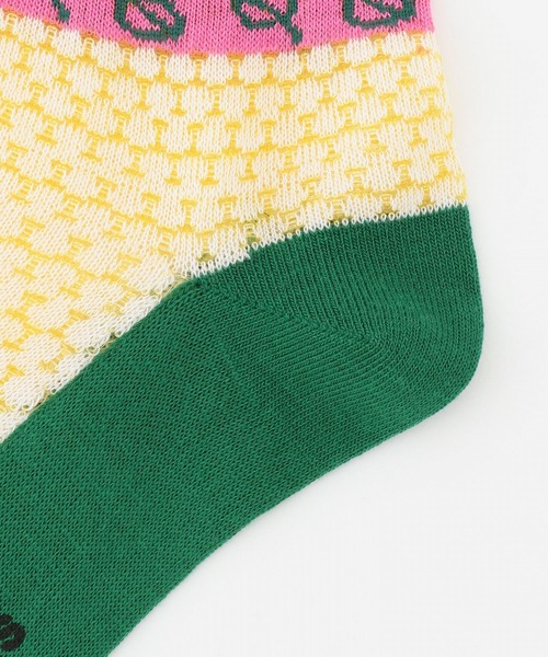 FRAPBOIS（フラボア）の「シアシードソックス（ソックス/靴下・レディース・ピンク系その他/ホワイト/ブラック・FREE）」の4枚目の写真