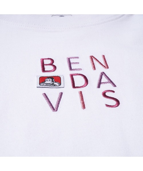 BEN DAVIS(ベンデイビス)の「《BEN DAVIS》EMBRO LONG SLEEVE ladies(Tシャツ/カットソー・レディース・ホワイト/ブラック/ブルー・MEDIUM/LARGE)」の5枚目の写真