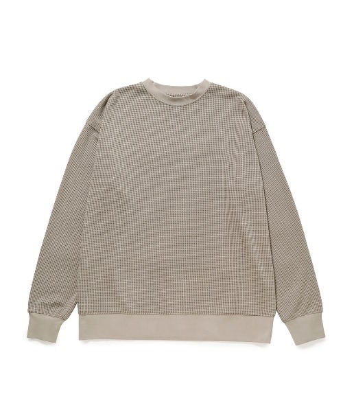 JUNRED(ジュンレッド)の「ガンクラブチェックプルオーバー(Tシャツ/カットソー・メンズ・チャコールグレー/ベージュ・S/M/L)」の13枚目の写真