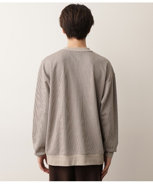 JUNRED(ジュンレッド)の「ガンクラブチェックプルオーバー(Tシャツ/カットソー・メンズ・チャコールグレー/ベージュ・S/M/L)」の15枚目の写真