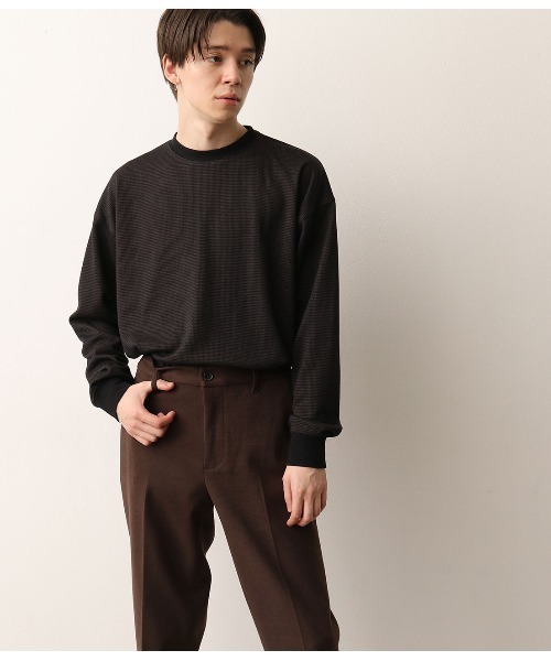 JUNRED(ジュンレッド)の「ガンクラブチェックプルオーバー(Tシャツ/カットソー・メンズ・チャコールグレー/ベージュ・S/M/L)」の21枚目の写真
