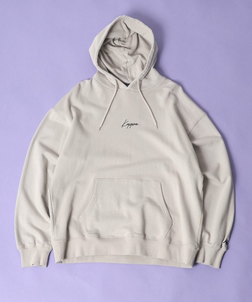 Kappa（カッパ）の「【Kappa】 オーバーサイズ 刺繍/ テープ スウェットパーカー/フーディー（パーカー・メンズ・ベージュ/ブラック/ホワイト/ベージュ系その他/ホワイト系その他/ブラック系その他・M/L/XL）」の5枚目の写真