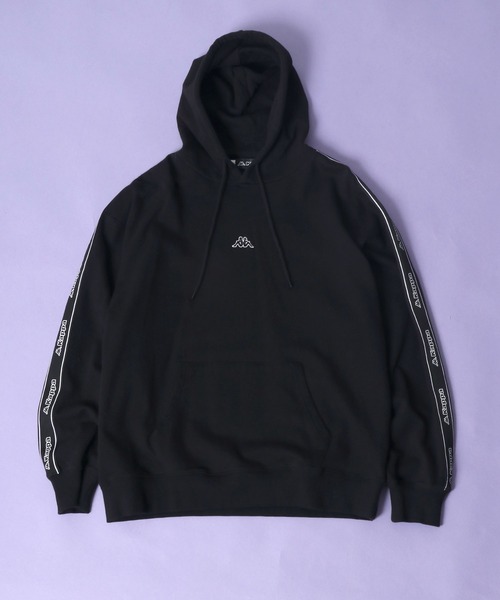 Kappa（カッパ）の「【Kappa】 オーバーサイズ 刺繍/ テープ スウェットパーカー/フーディー（パーカー・メンズ・ベージュ/ブラック/ホワイト/ベージュ系その他/ホワイト系その他/ブラック系その他・M/L/XL）」の4枚目の写真