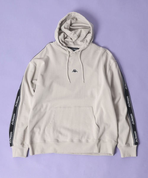 Kappa（カッパ）の「【Kappa】 オーバーサイズ 刺繍/ テープ スウェットパーカー/フーディー（パーカー・メンズ・ベージュ/ブラック/ホワイト/ベージュ系その他/ホワイト系その他/ブラック系その他・M/L/XL）」の6枚目の写真