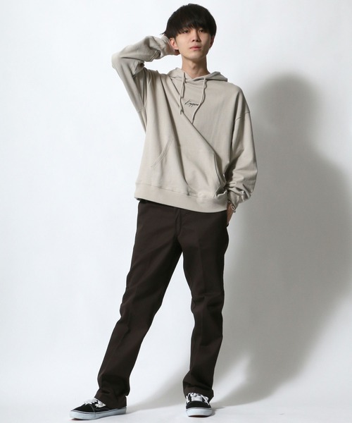 Kappa（カッパ）の「【Kappa】 オーバーサイズ 刺繍/ テープ スウェットパーカー/フーディー（パーカー・メンズ・ベージュ/ブラック/ホワイト/ベージュ系その他/ホワイト系その他/ブラック系その他・M/L/XL）」の12枚目の写真