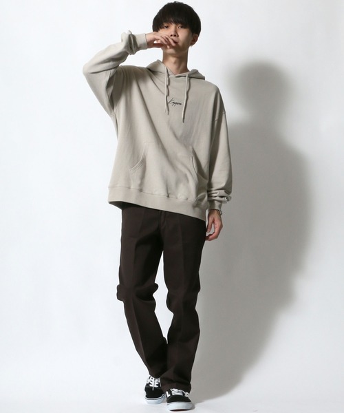 Kappa（カッパ）の「【Kappa】 オーバーサイズ 刺繍/ テープ スウェットパーカー/フーディー（パーカー・メンズ・ベージュ/ブラック/ホワイト/ベージュ系その他/ホワイト系その他/ブラック系その他・M/L/XL）」の11枚目の写真