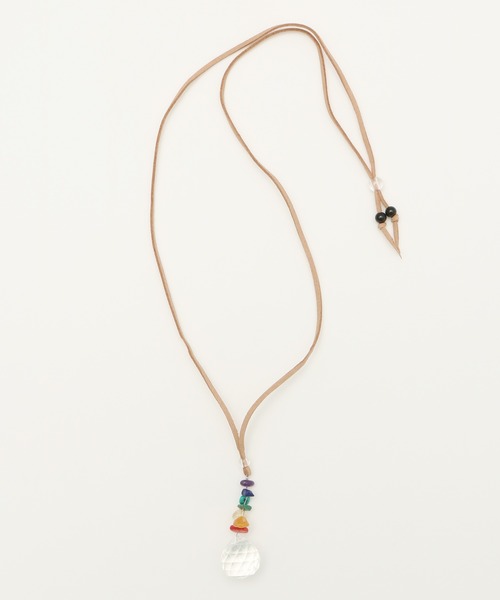 チャイハネ（チャイハネ）の「【チャイハネ】サンキャッチャーストーンネックレス（ネックレス・レディース・ブルー/カラフル/パープル/イエロー・FREE）」の12枚目の写真