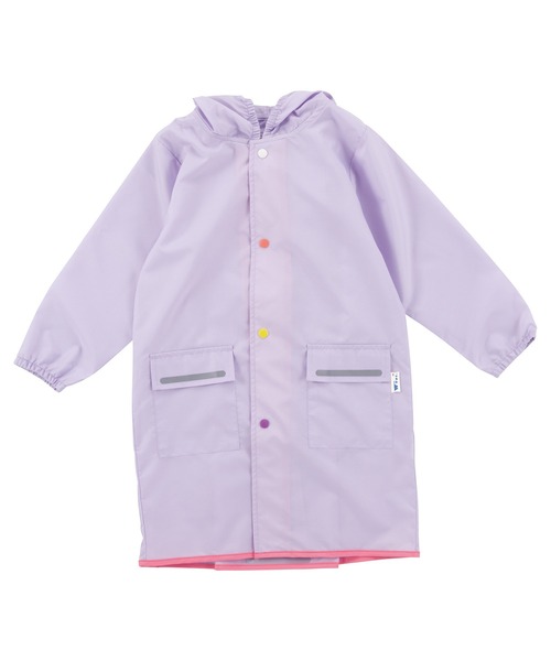 Wpc.（ダブリュピーシー）の「Wpc. KIDS　レインコート②（レインコート/ポンチョ・キッズ・ピンク/カーキ/ネイビー/ラベンダー/ライトベージュ・LARGE/MEDIUM）」の4枚目の写真