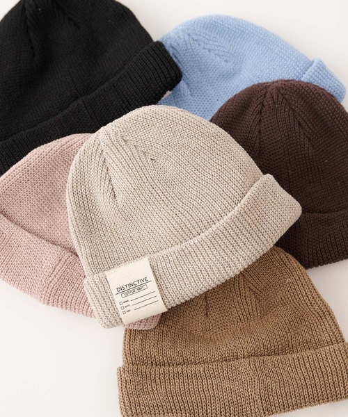 CIAOPANIC TYPY(チャオパニックティピー)の「コットンワッチキャップ(ニットキャップ/ビーニー・キッズ・ベージュ系その他/ブルー/ブラウン/ピンク/ブラック/ベージュ・ONE SIZE)」の5枚目の写真