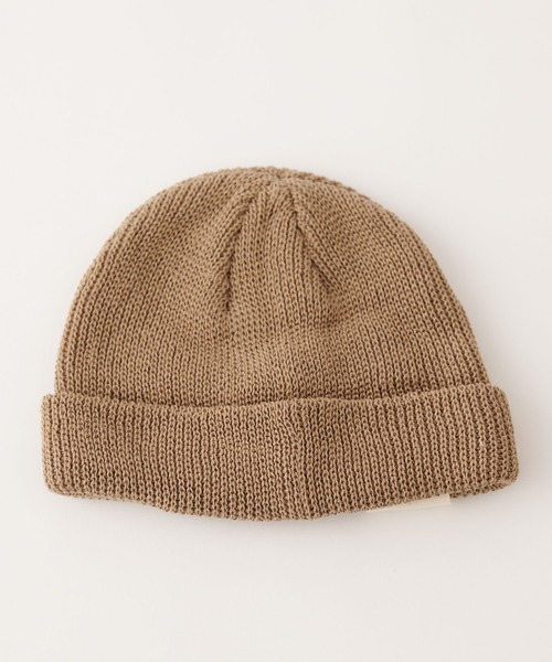 CIAOPANIC TYPY(チャオパニックティピー)の「コットンワッチキャップ(ニットキャップ/ビーニー・キッズ・ベージュ系その他/ブルー/ブラウン/ピンク/ブラック/ベージュ・ONE SIZE)」の9枚目の写真