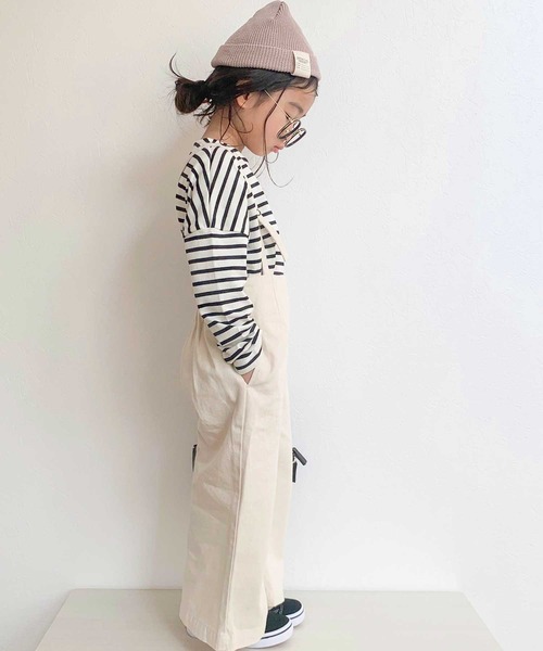 CIAOPANIC TYPY(チャオパニックティピー)の「コットンワッチキャップ(ニットキャップ/ビーニー・キッズ・ベージュ系その他/ブルー/ブラウン/ピンク/ブラック/ベージュ・ONE SIZE)」の16枚目の写真