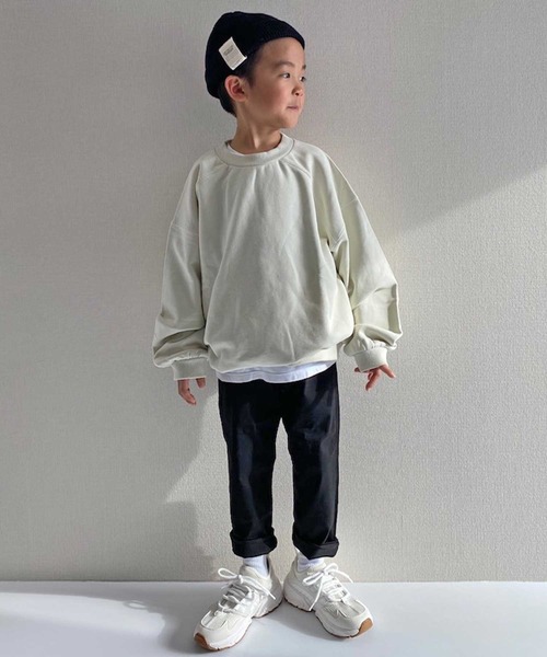 CIAOPANIC TYPY(チャオパニックティピー)の「コットンワッチキャップ(ニットキャップ/ビーニー・キッズ・ベージュ系その他/ブルー/ブラウン/ピンク/ブラック/ベージュ・ONE SIZE)」の19枚目の写真