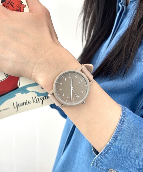 Three Four Time（ｽﾘｰﾌｫｰﾀｲﾑ）の「シンプルシリコンウォッチ（アナログ