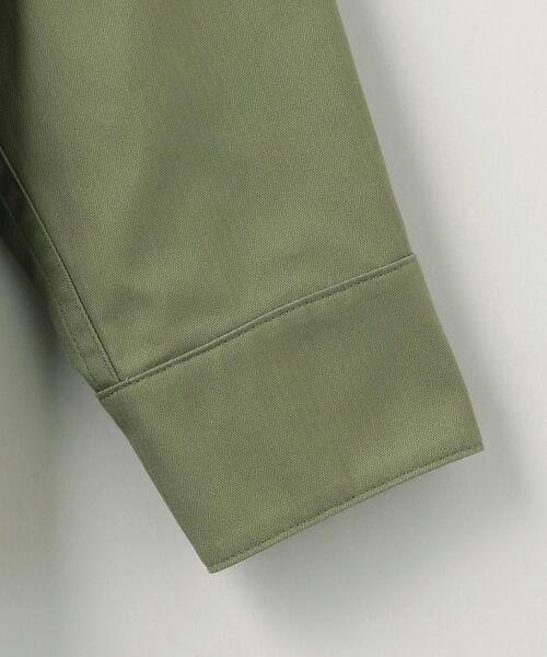 UNITED ARROWS & SONS（ユナイテッドアローズアンドサンズ）の「UNITED ARROWS & SONS（ユナイテッドアローズ＆サンズ）OATMEAL OFFICER JACKET（ミリタリージャケット・メンズ・ホワイト/ブラック/オリーブ・S/M/L）」の4枚目の写真