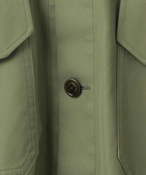 UNITED ARROWS & SONS（ユナイテッドアローズアンドサンズ）の「UNITED ARROWS & SONS（ユナイテッドアローズ＆サンズ）OATMEAL OFFICER JACKET（ミリタリージャケット・メンズ・ホワイト/ブラック/オリーブ・S/M/L）」の8枚目の写真