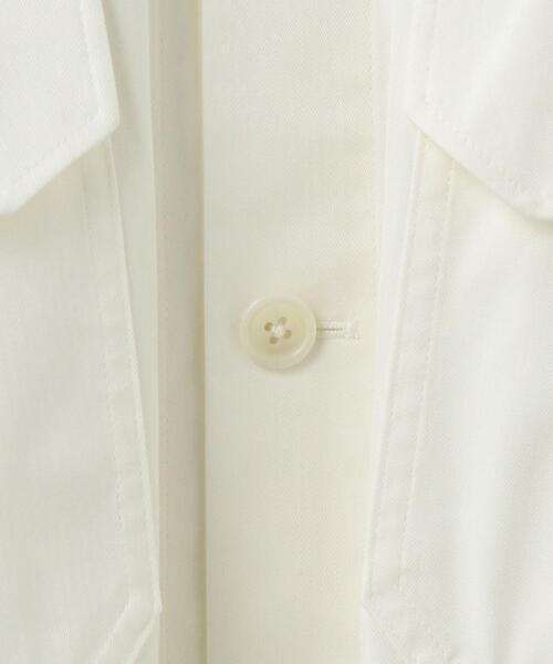 UNITED ARROWS & SONS（ユナイテッドアローズアンドサンズ）の「UNITED ARROWS & SONS（ユナイテッドアローズ＆サンズ）OATMEAL OFFICER JACKET（ミリタリージャケット・メンズ・ホワイト/ブラック/オリーブ・S/M/L）」の12枚目の写真