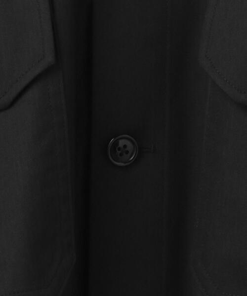 UNITED ARROWS & SONS（ユナイテッドアローズアンドサンズ）の「UNITED ARROWS & SONS（ユナイテッドアローズ＆サンズ）OATMEAL OFFICER JACKET（ミリタリージャケット・メンズ・ホワイト/ブラック/オリーブ・S/M/L）」の16枚目の写真