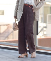 RBS / ジャカード 1タック パンツ