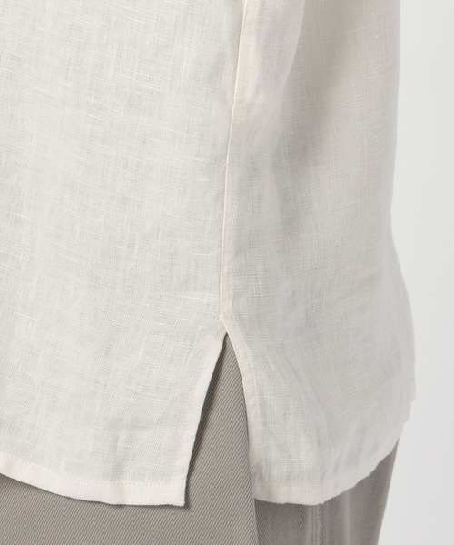 ORCIVAL リネンヘンリーネックシャツ MEN LINEN 100％ ORCIVAL（オーシバル）の「【ORCIVAL】リネンヘンリーネック