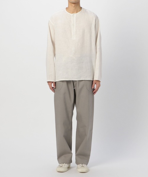 ORCIVAL リネンヘンリーネックシャツ MEN LINEN 100％ ORCIVAL（オーシバル）の「【ORCIVAL】リネンヘンリーネック