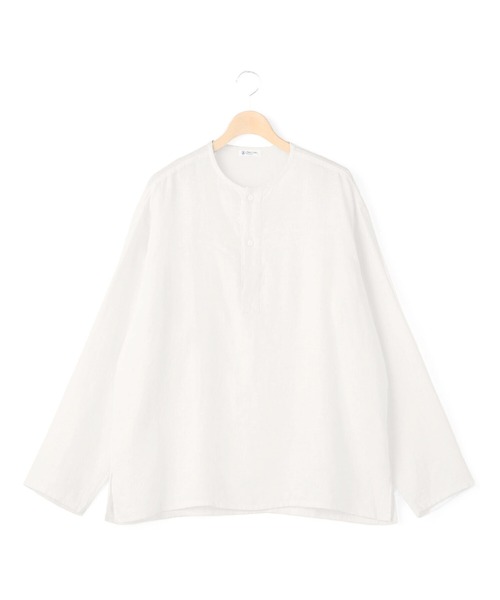 ORCIVAL リネンヘンリーネックシャツ MEN LINEN 100％ ORCIVAL（オーシバル）の「【ORCIVAL】リネンヘンリーネック