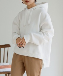 【shemoshelly】WEB限定ビッグシルエット裏起毛スウェットフーディーパーカー