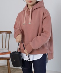 【shemoshelly】WEB限定ビッグシルエット裏起毛スウェットフーディーパーカー